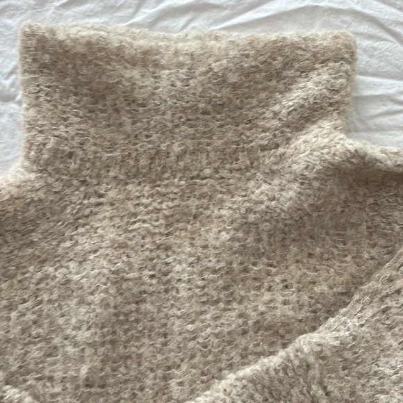 Free People Alpaca Funnel Neck sweater, size Small - Picture 2 of 6